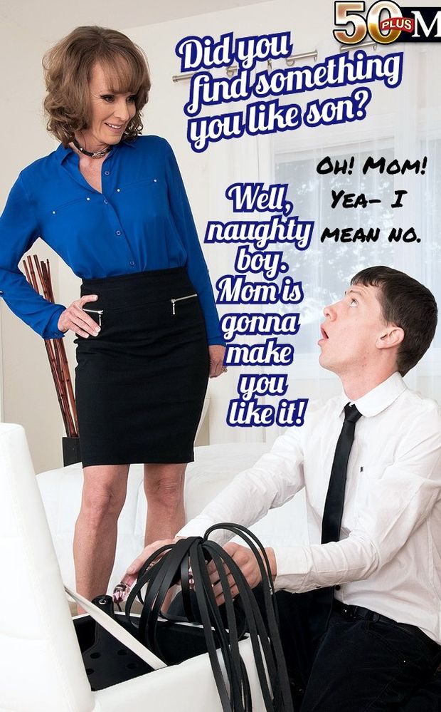 mom caught son in her special toy box, now she has to punish him! mother mom captions taboo mom mother family taboo captioned