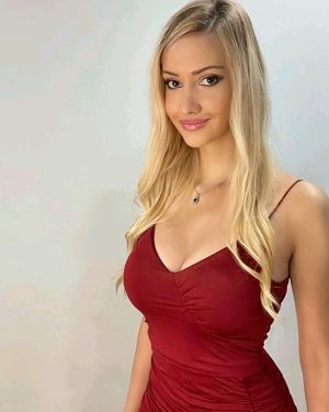 Sexy blonde dress