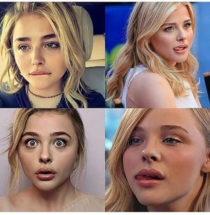 The many cum faces of Chloe Grace Moretz