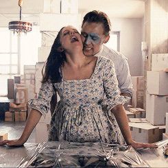 Tom Hiddleston and Elisabeth Moss in High Rise 3