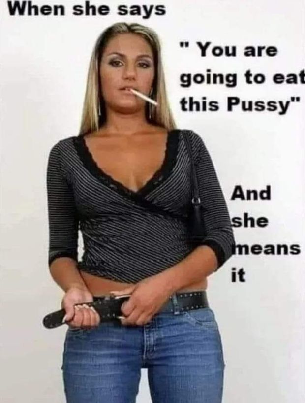 Wife's ready to get head.