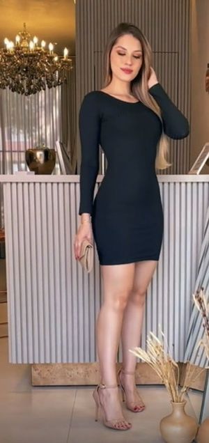 Her new dress needs no underwear