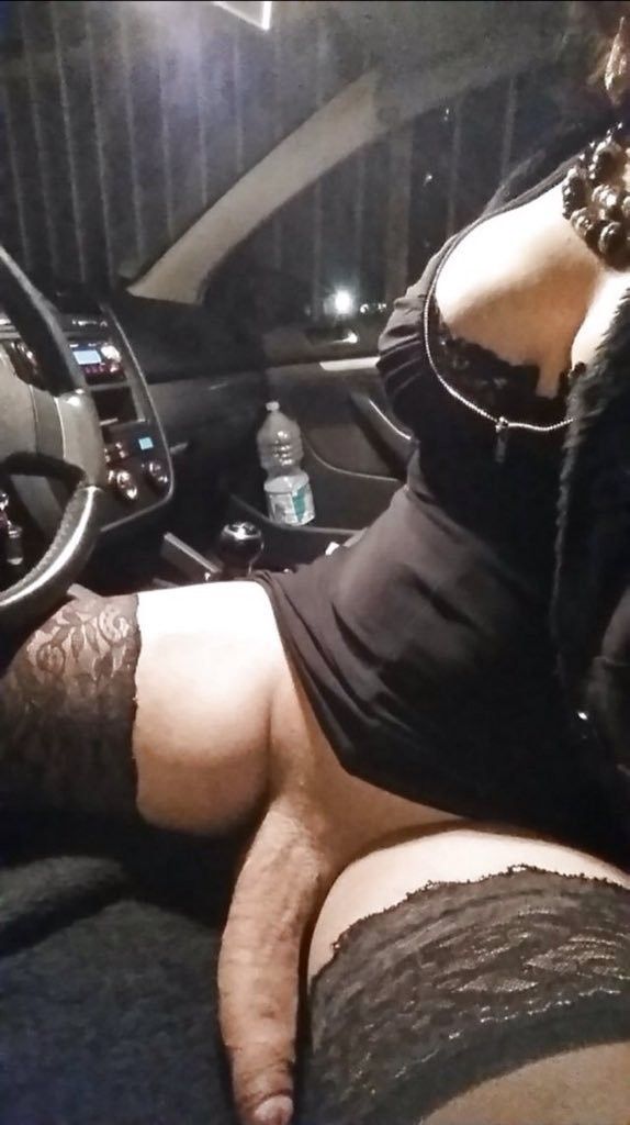 Exposing her cock