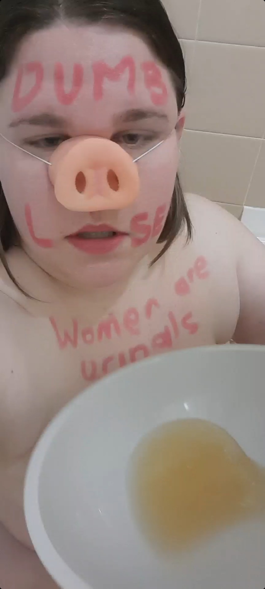 Humiliated slave