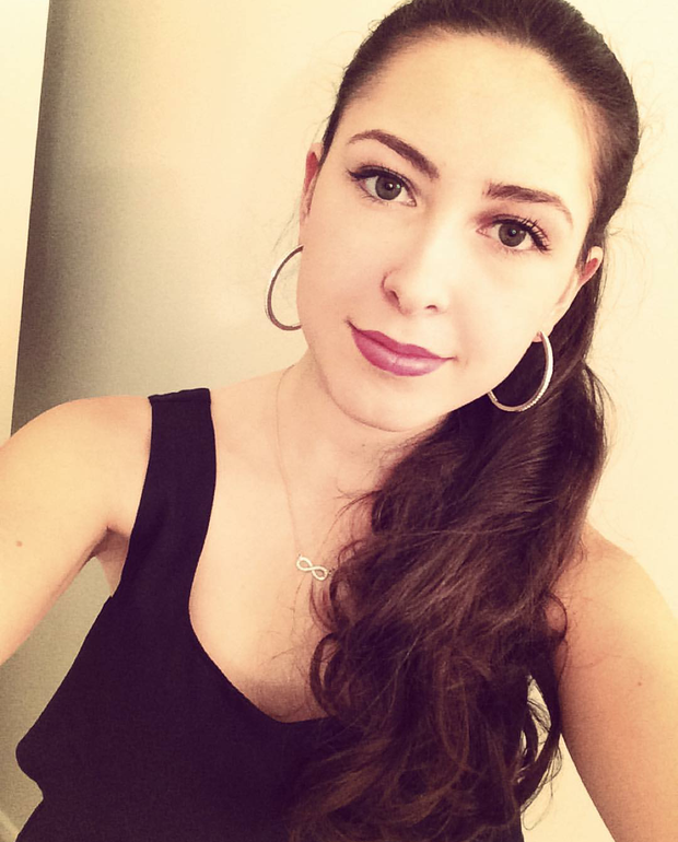 ready for her night out sucking cock