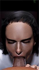 Zoe giving a righteous deepthroat