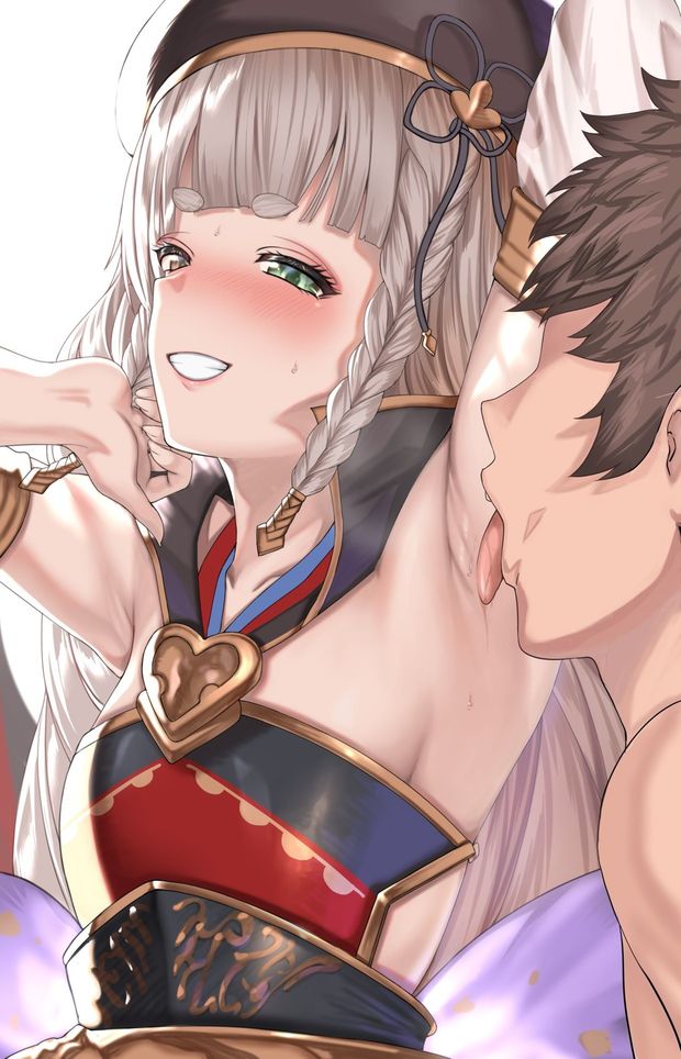 Armpit licking