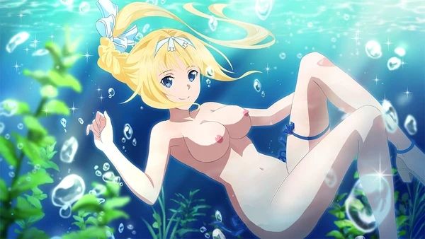 in deep water