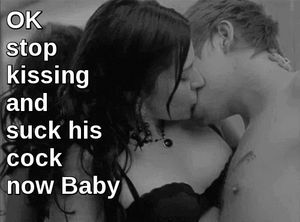 Nope. I think watching us kiss hurts you more.