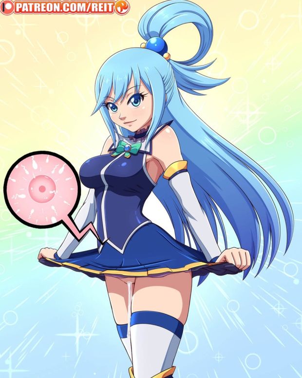 Aqua deserves to have her fertile goddess womb filled with the seed of a man that can impregnate her. She'll beg to be impreganted again.