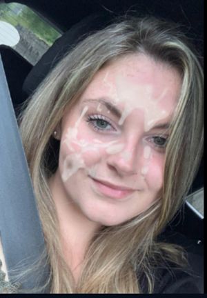 Nice blonde with cum on face go for a ride
