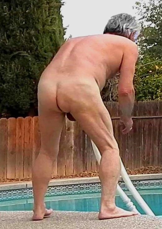 We love our naked pool man!