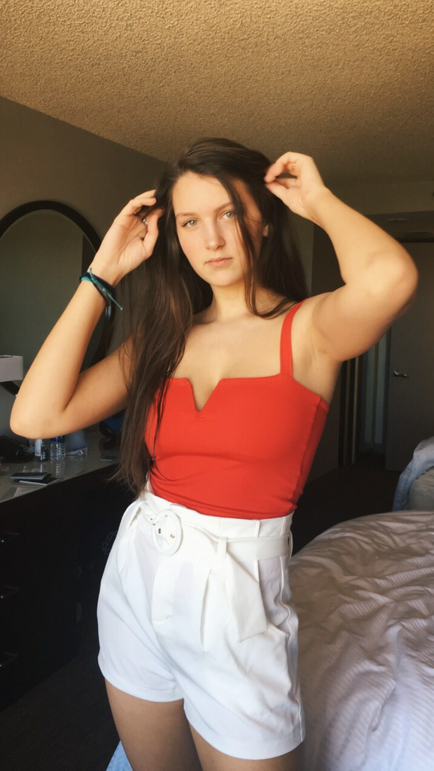 hotel room selfies
