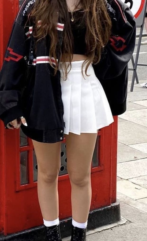 tennis skirt with boots