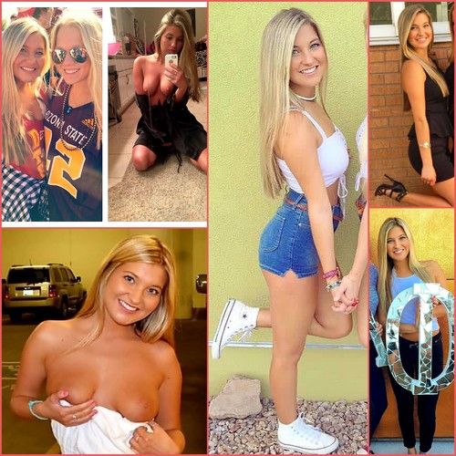 blonde with long hair with beautiful tits