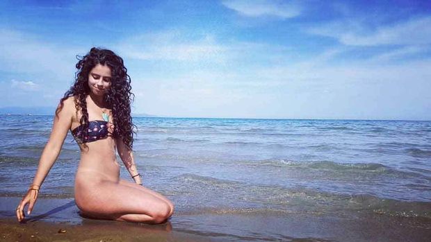 Half naked bitch