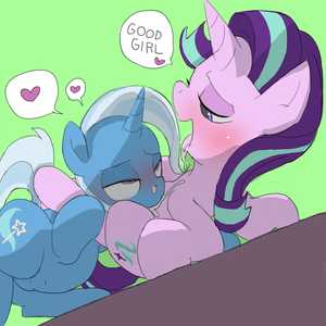 Trixie love Starlight cock