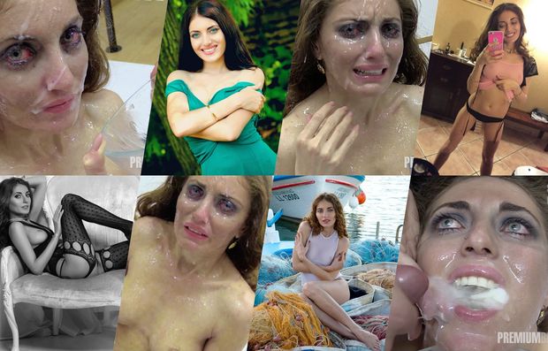 Narine Minasyan / Nona's Bukkake Suffering - Her Life Changed Forever