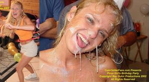 COHF Whore Before And After Bukkake