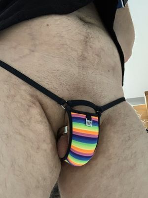 Banana hammock thong