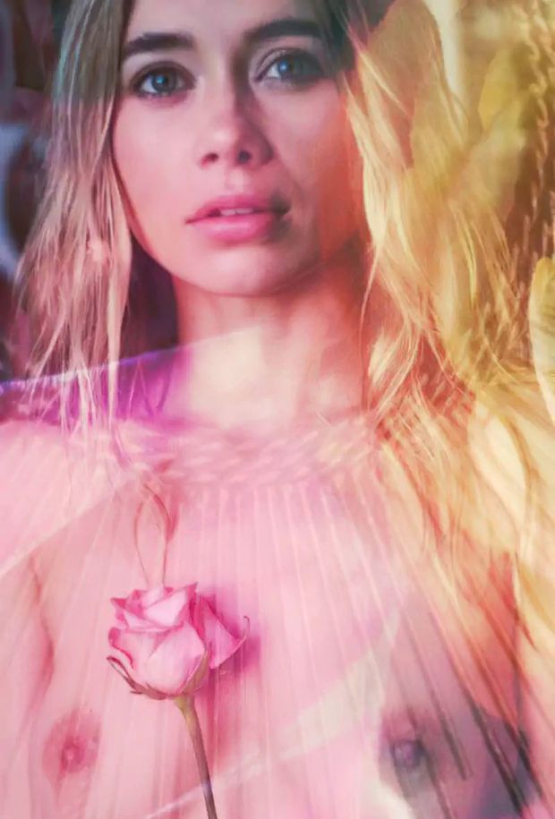 Olesya sheer top nipples