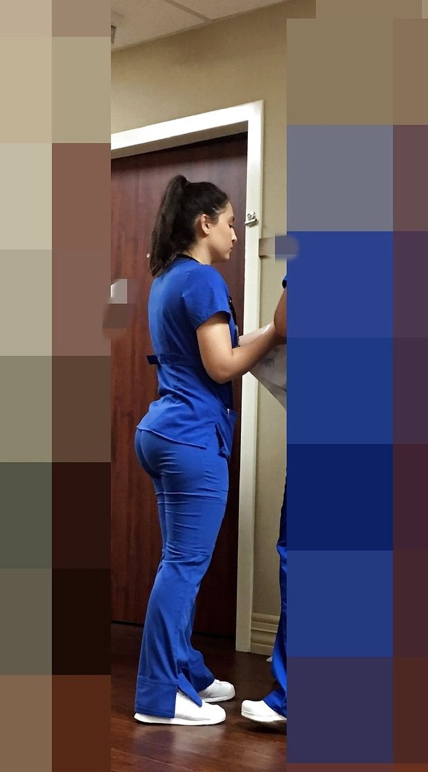 Nurse with a banging booty