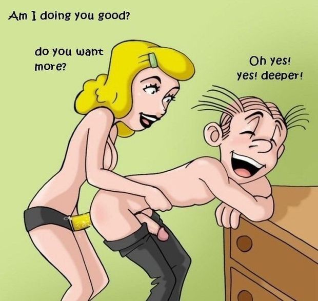 Cartoon Strap-on Fun 9