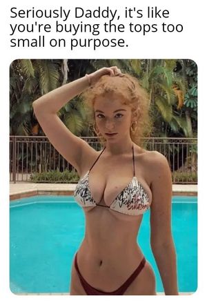 Daughter too small top