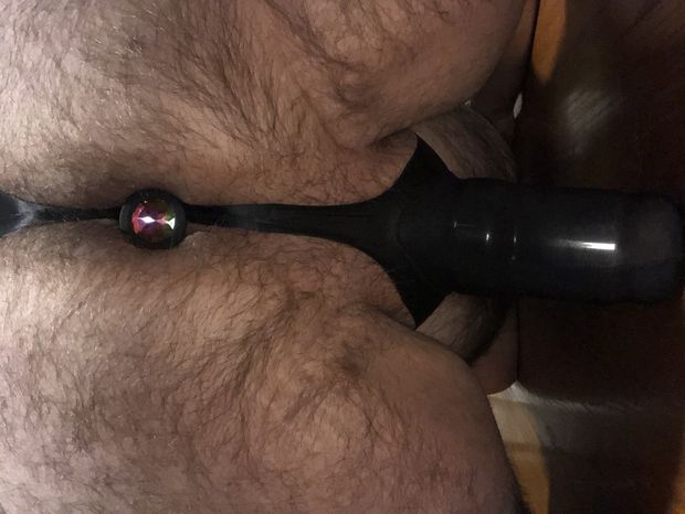 Bent over in my little panties