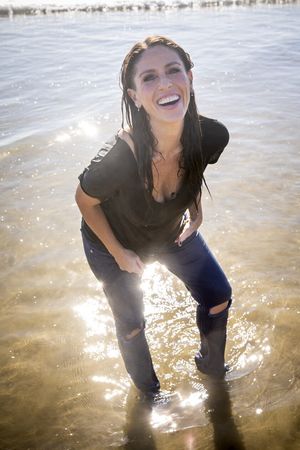 Rejuvenating herself.