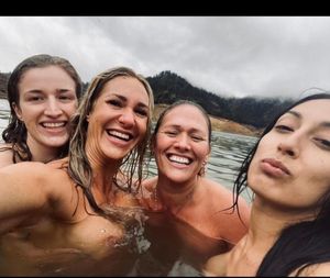 Skinny dipping is fun