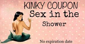 Sex in the shower coupon