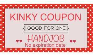 Handjob coupon
