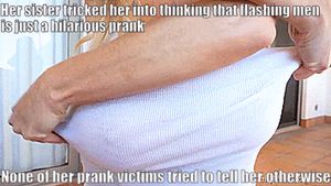 She thought all the stunned faces and people trying to take pictures and videos of her pranks meant it was working