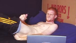 Ginger self cum face