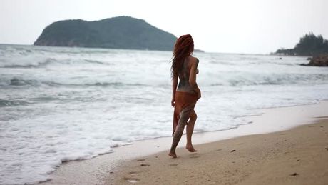 dread beauty @ beach