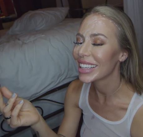 Nicole completely covered