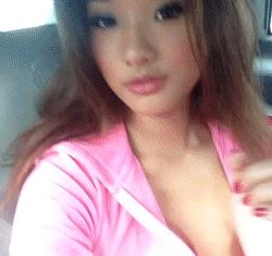 hot Asian tit flash