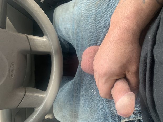 Hard white dick waiting on some wet white pussy
