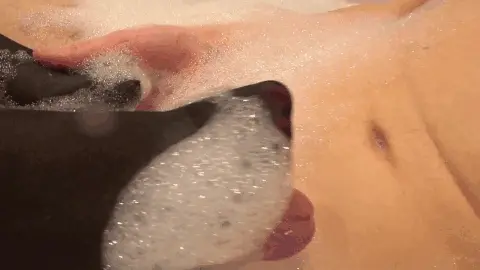 Wet Nylon Footjob