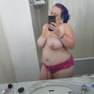 Topless selfie