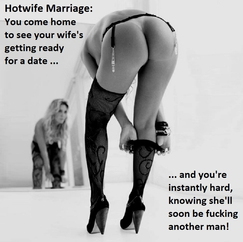 Wife getting ready for her date with another man