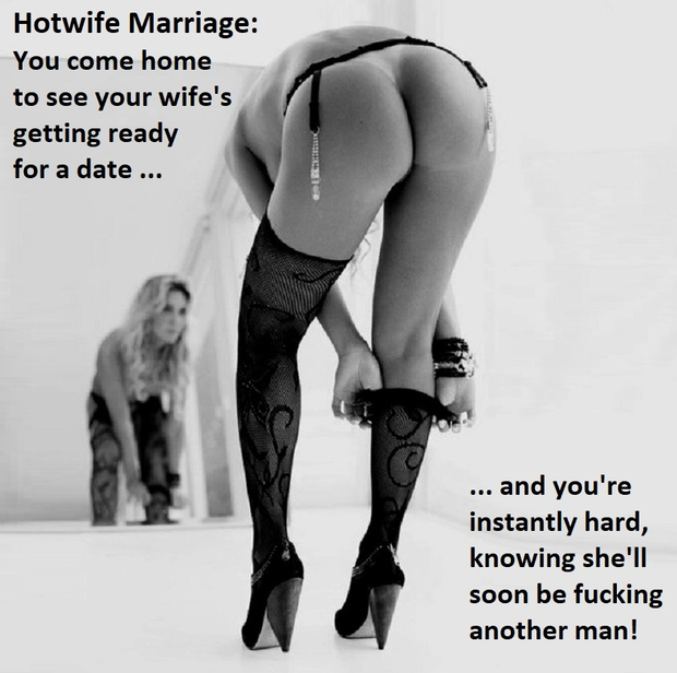 Wife getting ready for her date with another man