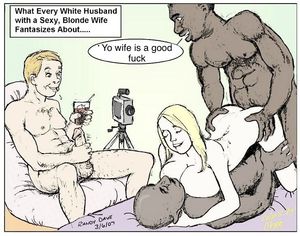 Blonde wife is shared