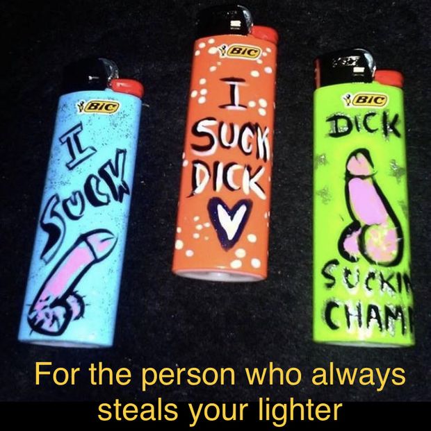 For the lighter thief
