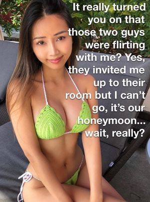 True..it's after our wedding night...so..see ya later then!