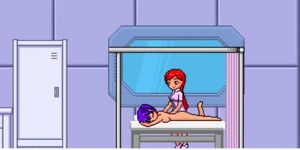 Sae gets a massage from another woman