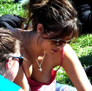 I couldn't resist taking this pic of my mom, actually I think she knew I took it!