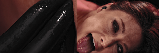 An incredible ahegao on Hentaied
