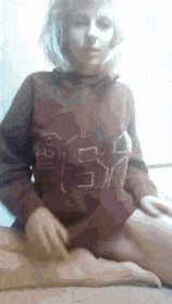 Hot teen with huge tits plays with pussy